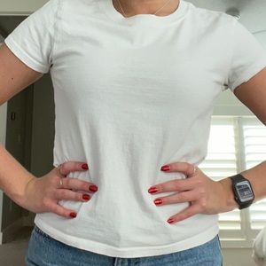 urban outfitters white tee